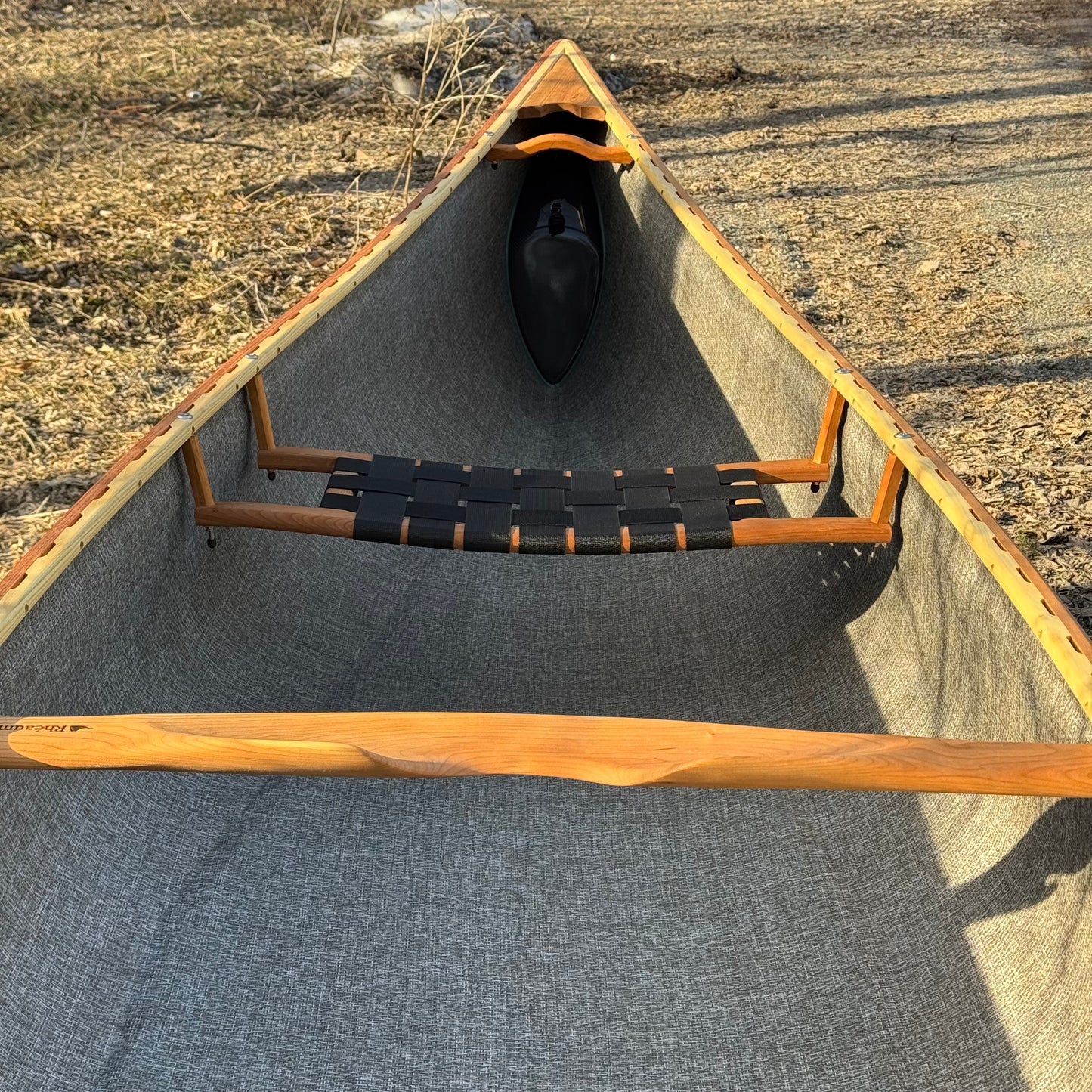 Rhéaume 16’6 Prospecteur Kevlar Canoe - Special Green Matcha Colour