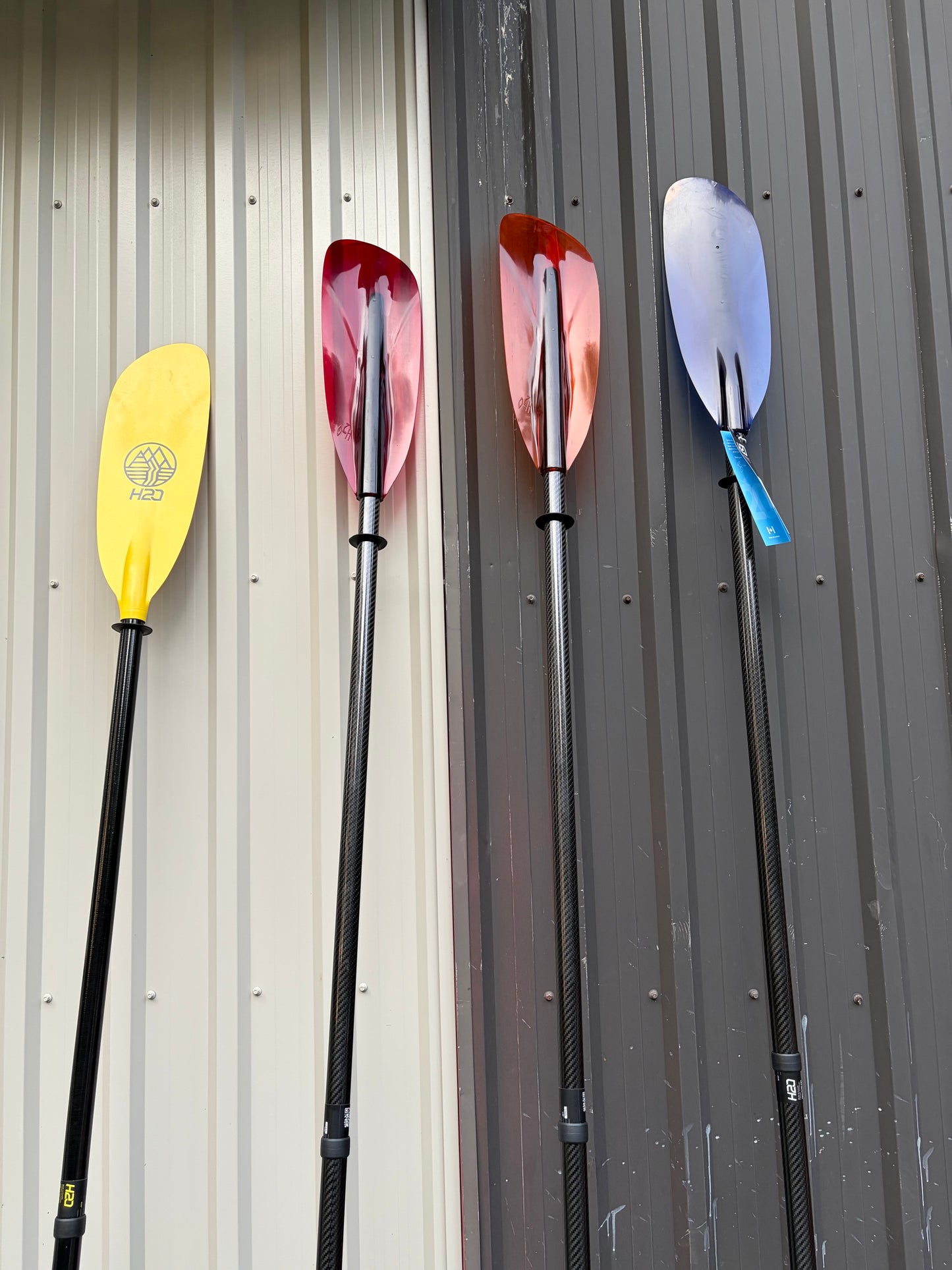 H2O Performance Paddles - BC Glide, Carbon Double Blade, 2-piece Paddle XL